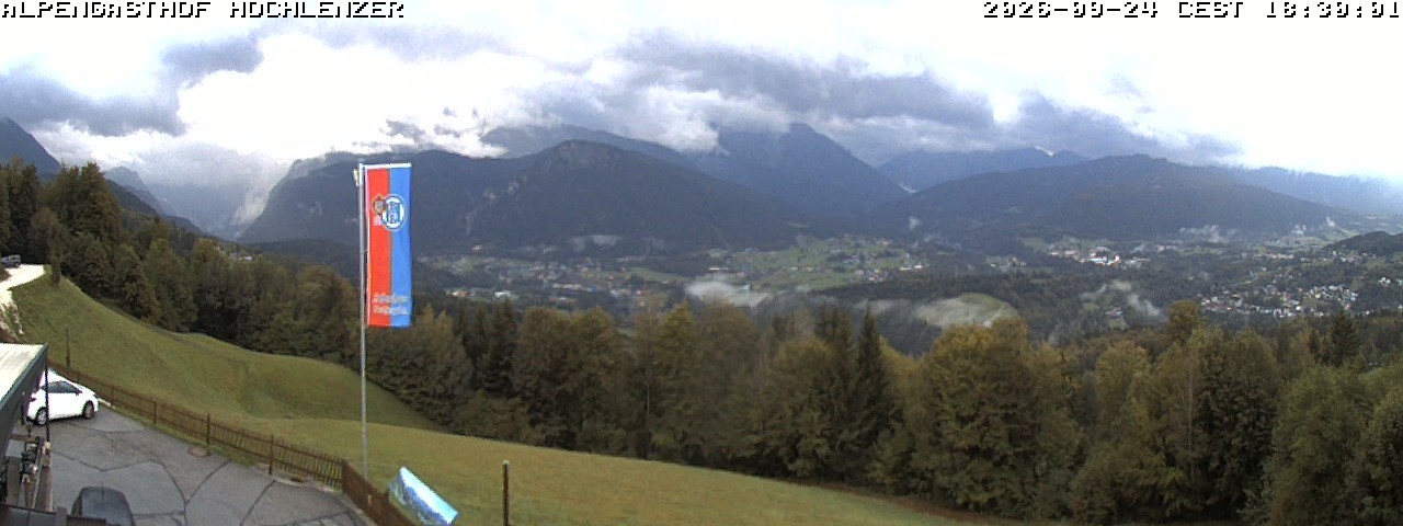 Archived image Webcam Schönau am Königssee - View Mountain Hut Hochlenzer