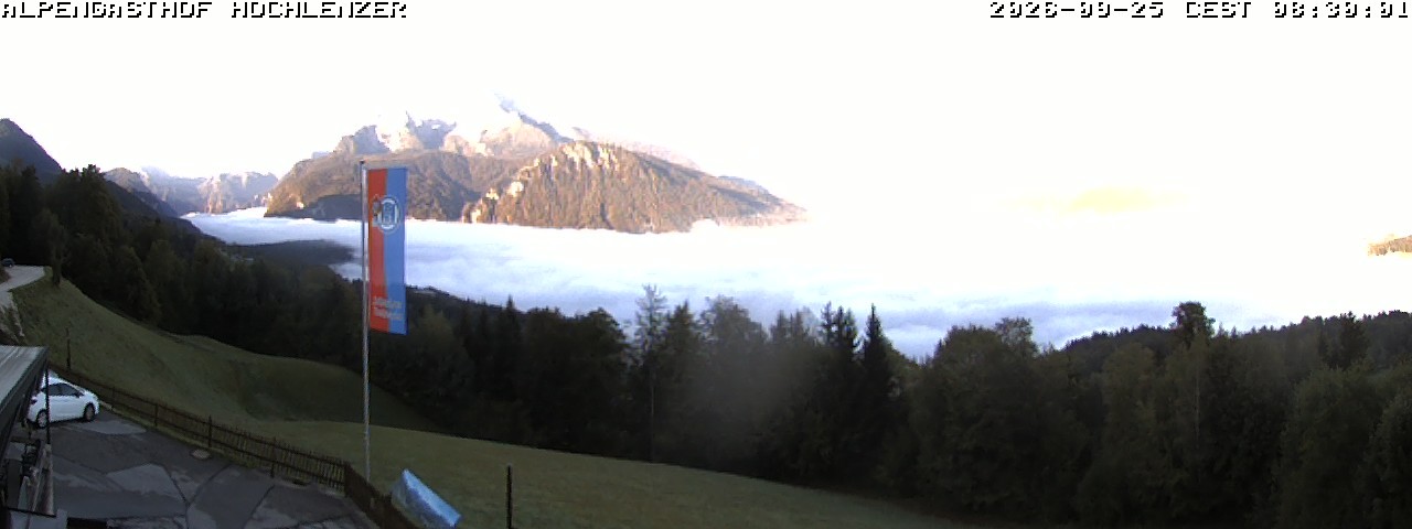 Archiv Foto Webcam Schönau am Königssee: Alpengasthof Hochlenzer