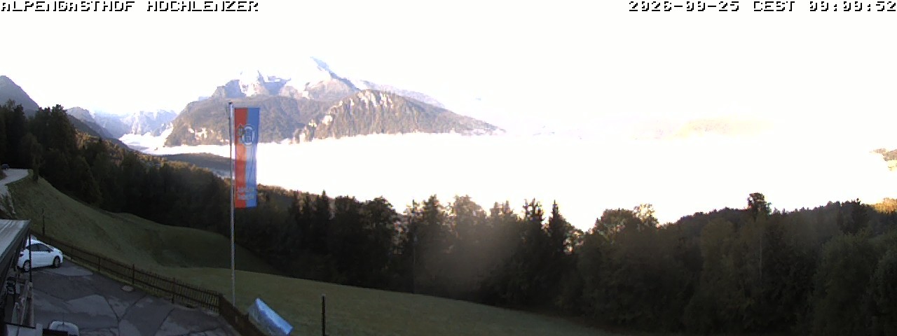 Archiv Foto Webcam Schönau am Königssee: Alpengasthof Hochlenzer