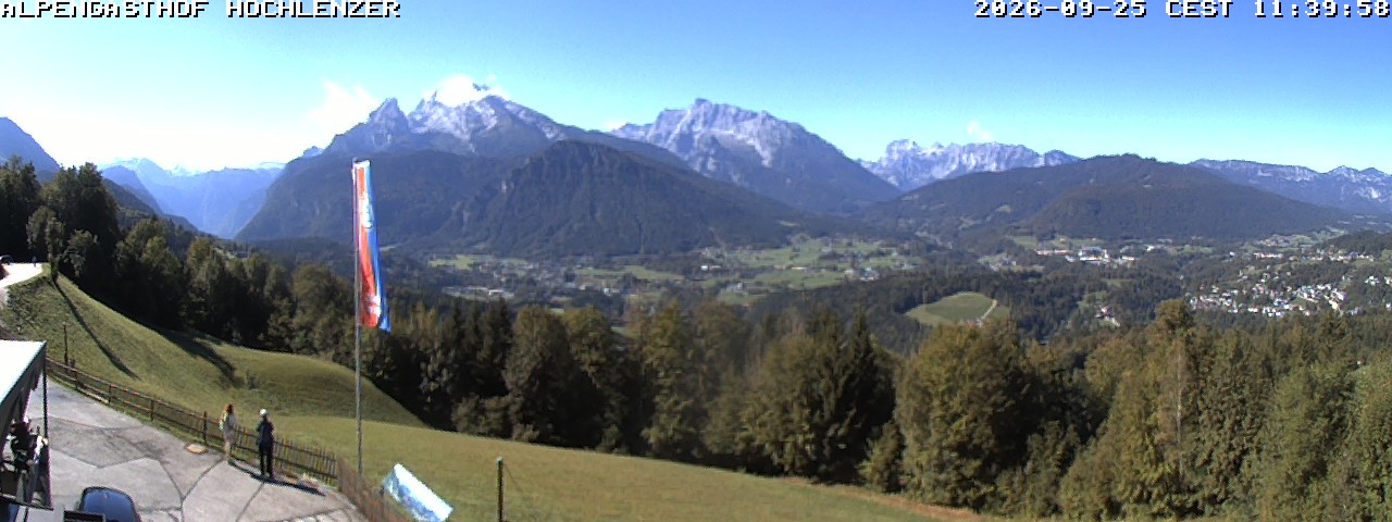 Archiv Foto Webcam Schönau am Königssee: Alpengasthof Hochlenzer