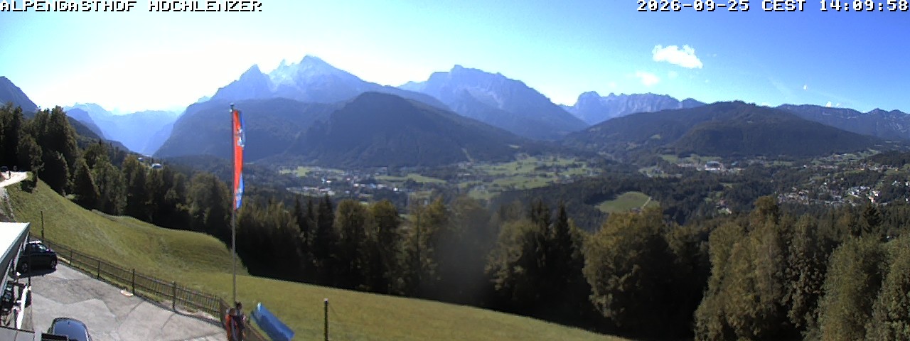 Archiv Foto Webcam Schönau am Königssee: Alpengasthof Hochlenzer