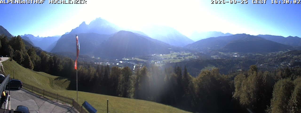 Archiv Foto Webcam Schönau am Königssee: Alpengasthof Hochlenzer