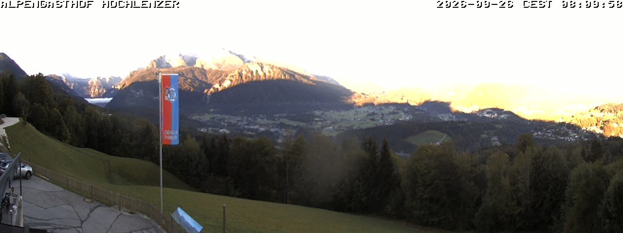 Archiv Foto Webcam Schönau am Königssee: Alpengasthof Hochlenzer