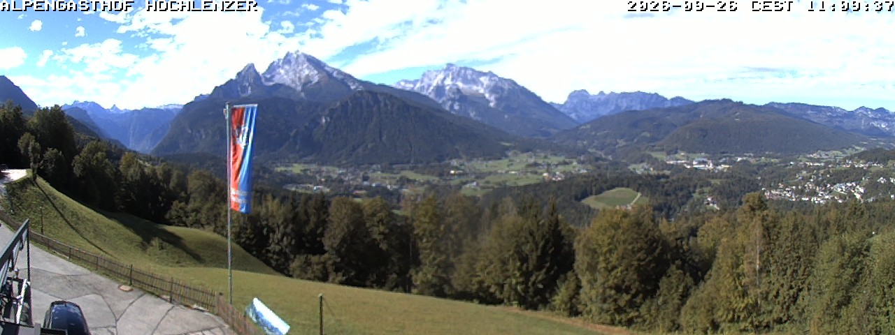 Archiv Foto Webcam Schönau am Königssee: Alpengasthof Hochlenzer