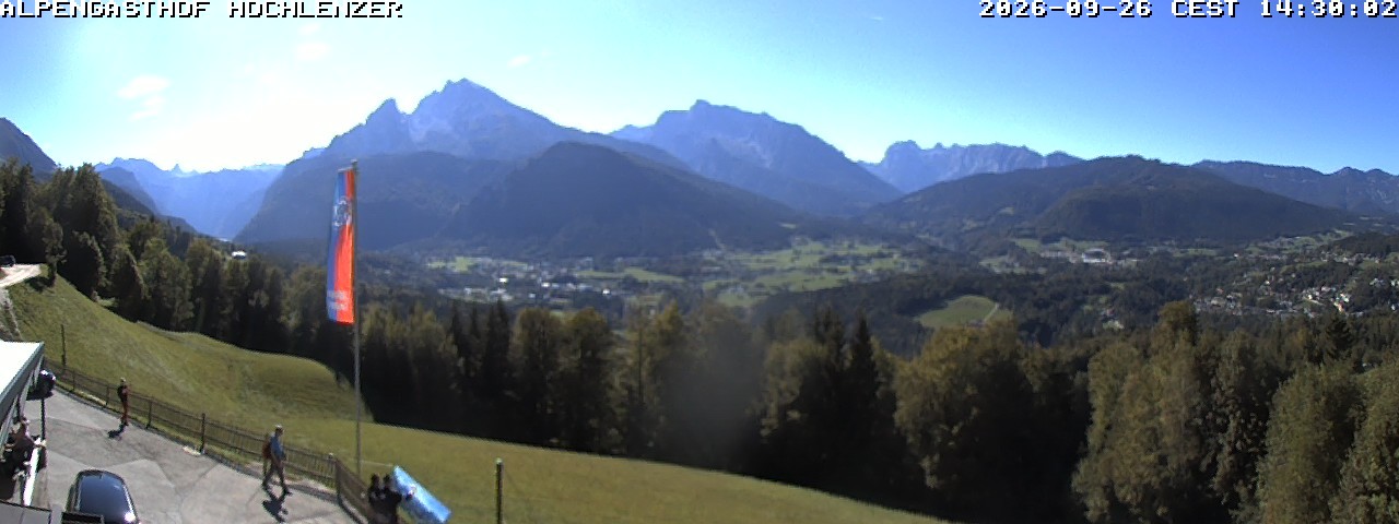 Archiv Foto Webcam Schönau am Königssee: Alpengasthof Hochlenzer