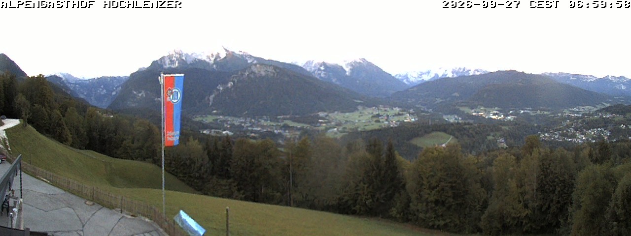 Archiv Foto Webcam Schönau am Königssee: Alpengasthof Hochlenzer