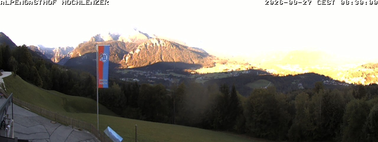 Archiv Foto Webcam Schönau am Königssee: Alpengasthof Hochlenzer