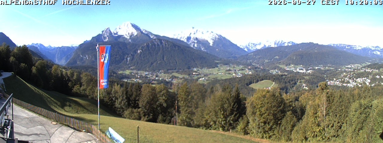 Archiv Foto Webcam Schönau am Königssee: Alpengasthof Hochlenzer