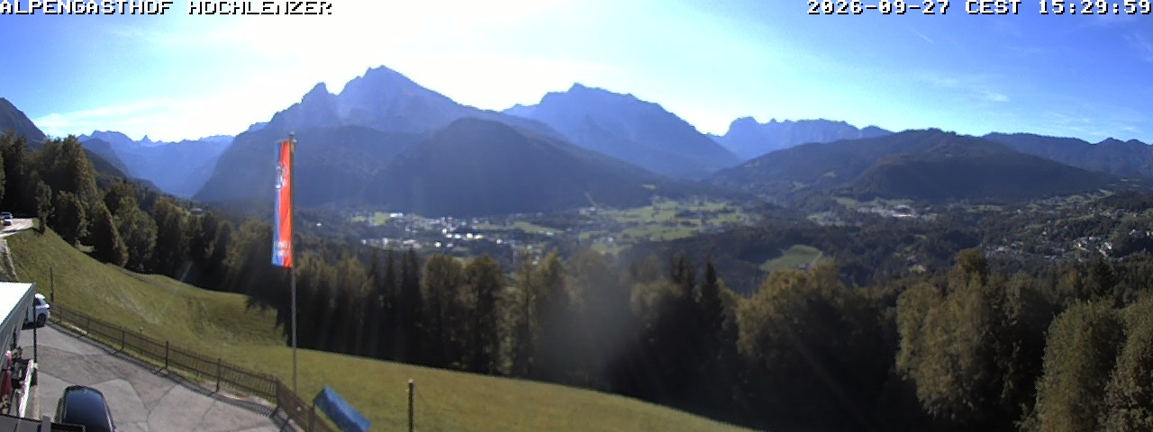 Archiv Foto Webcam Schönau am Königssee: Alpengasthof Hochlenzer