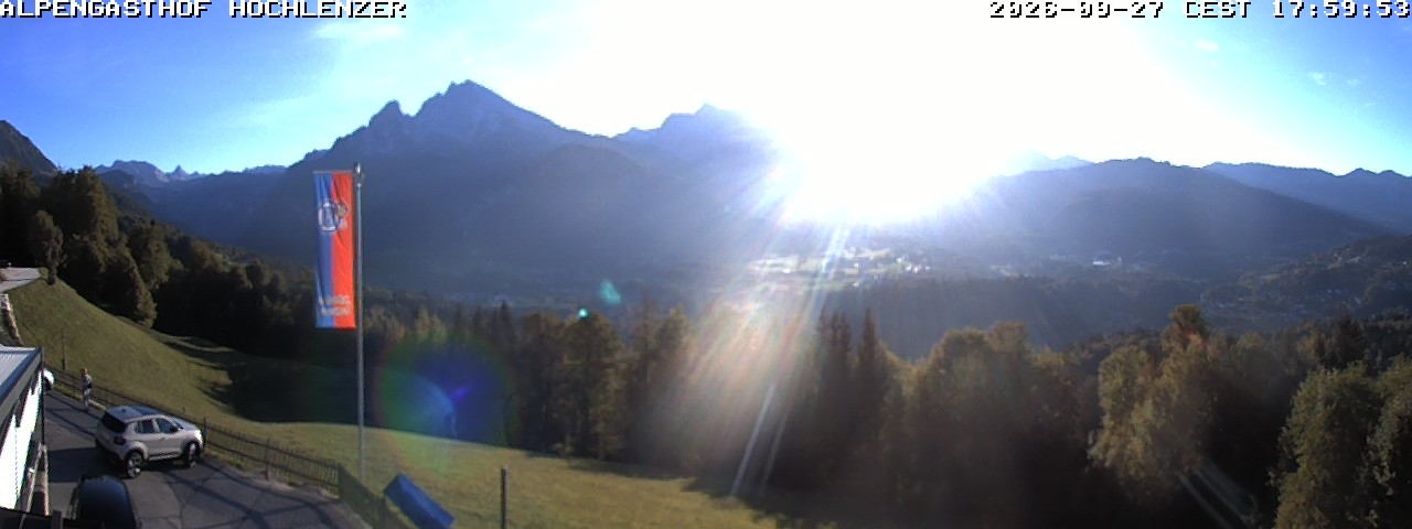 Archiv Foto Webcam Schönau am Königssee: Alpengasthof Hochlenzer