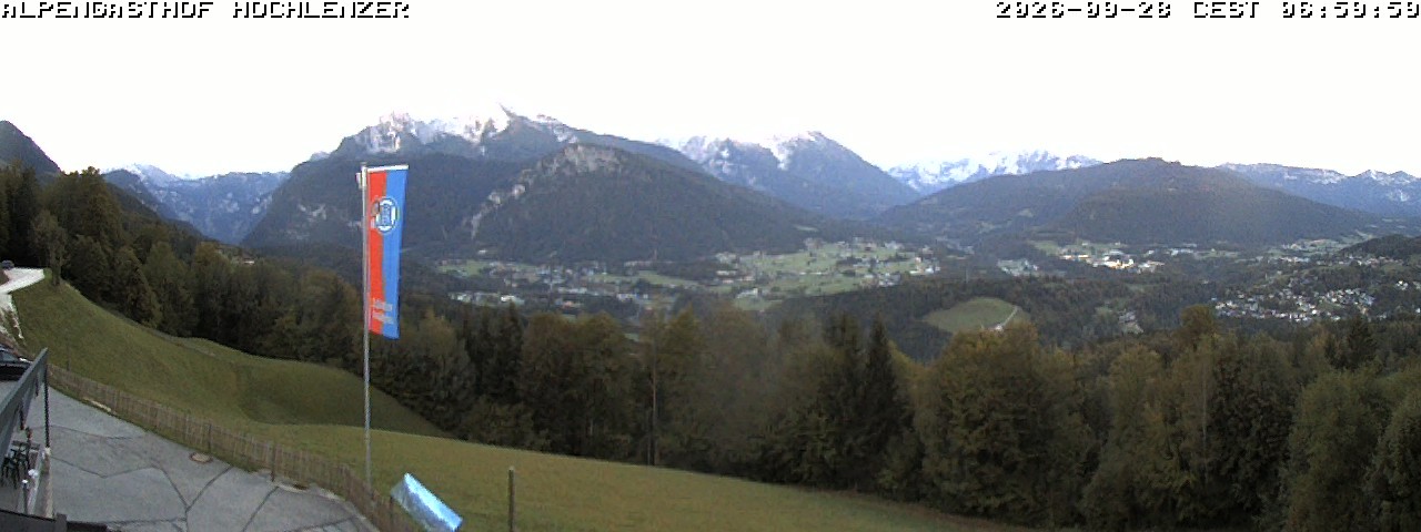 Archiv Foto Webcam Schönau am Königssee: Alpengasthof Hochlenzer