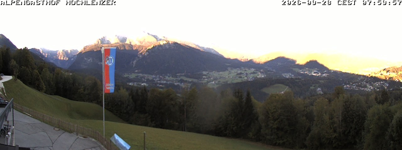 Archiv Foto Webcam Schönau am Königssee: Alpengasthof Hochlenzer