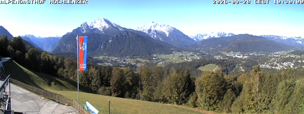 Archiv Foto Webcam Schönau am Königssee: Alpengasthof Hochlenzer