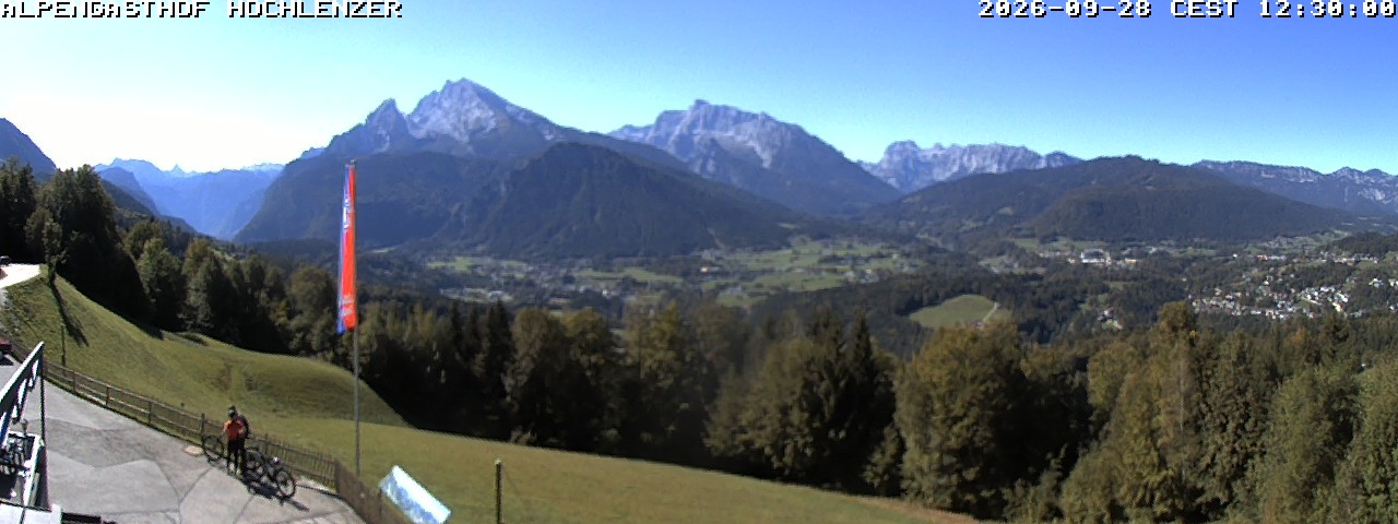 Archiv Foto Webcam Schönau am Königssee: Alpengasthof Hochlenzer