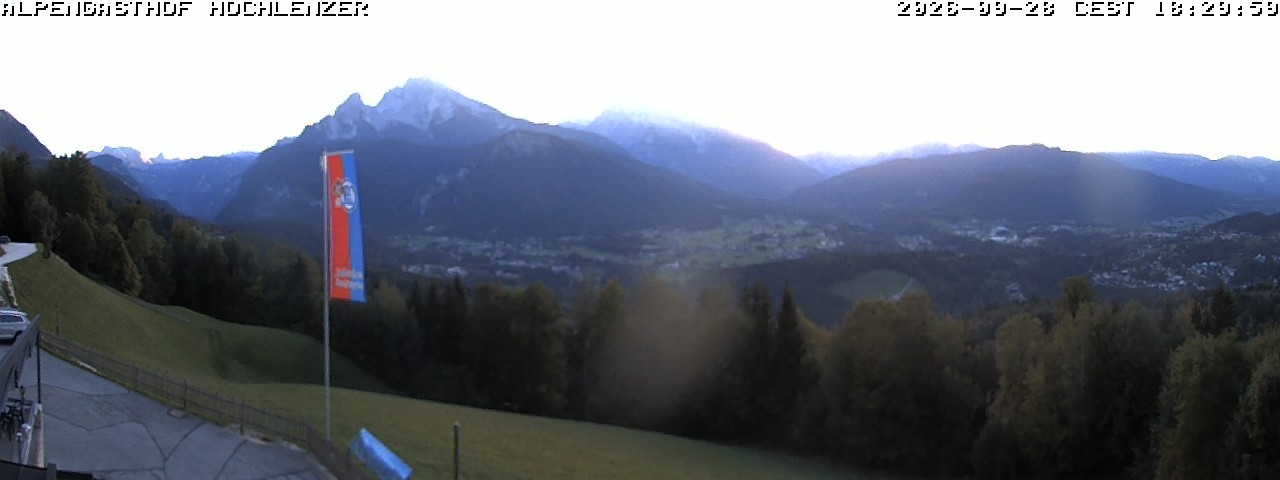 Archiv Foto Webcam Schönau am Königssee: Alpengasthof Hochlenzer