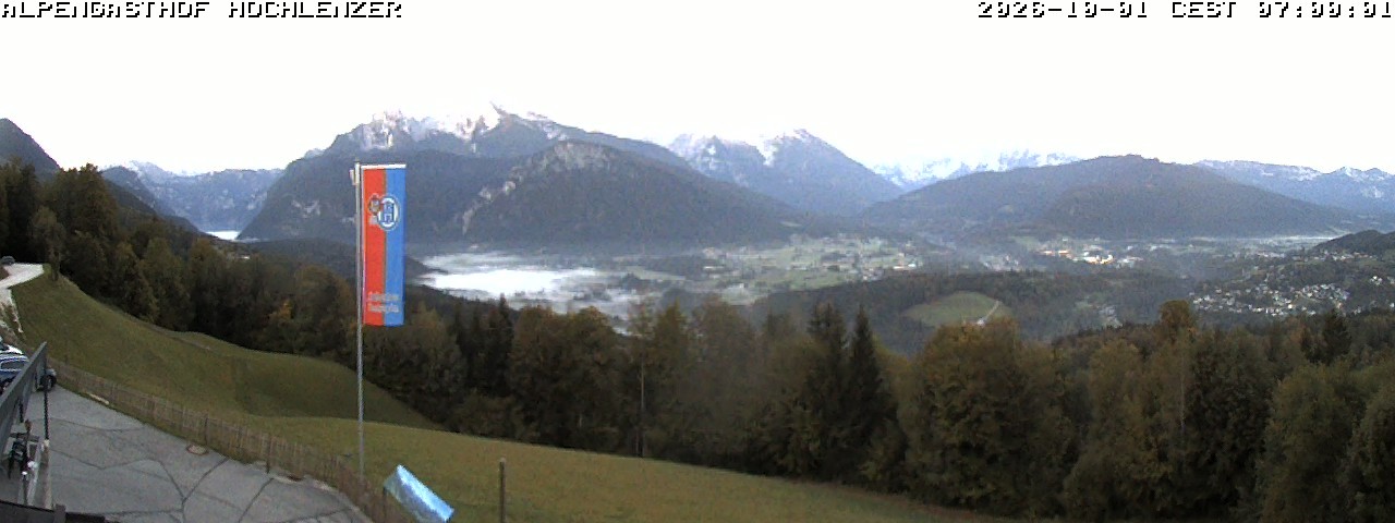 Archiv Foto Webcam Schönau am Königssee: Alpengasthof Hochlenzer