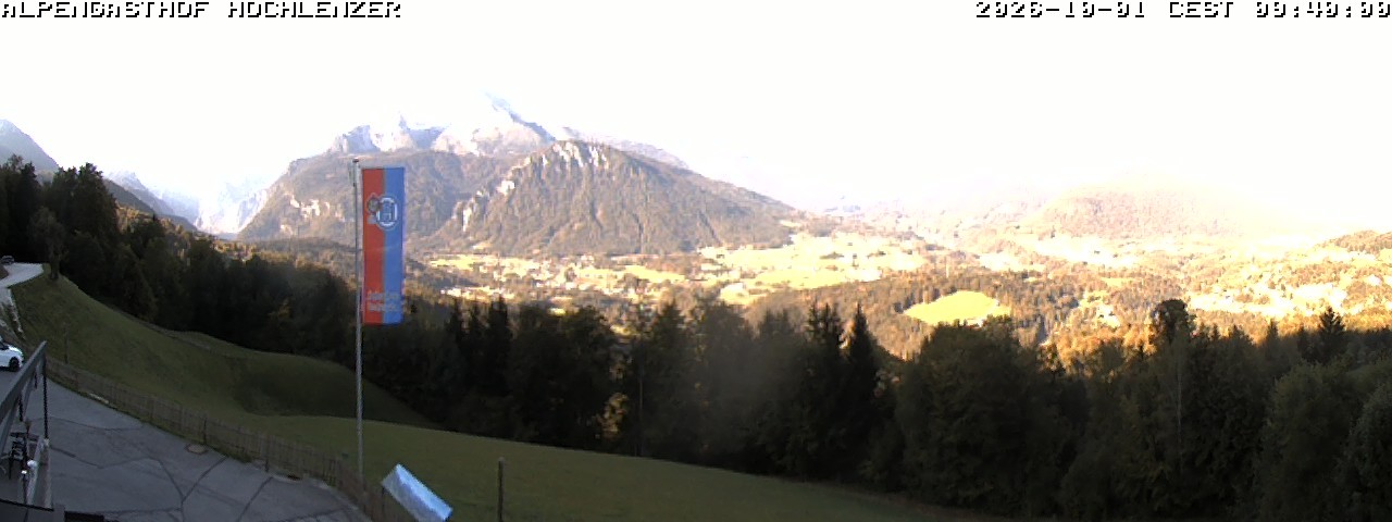 Archiv Foto Webcam Schönau am Königssee: Alpengasthof Hochlenzer
