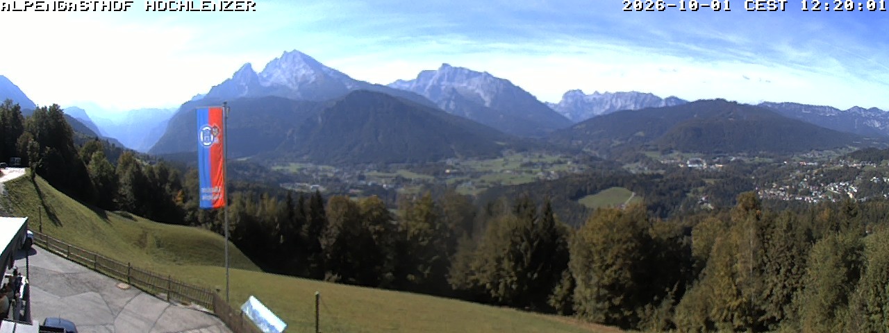 Archiv Foto Webcam Schönau am Königssee: Alpengasthof Hochlenzer