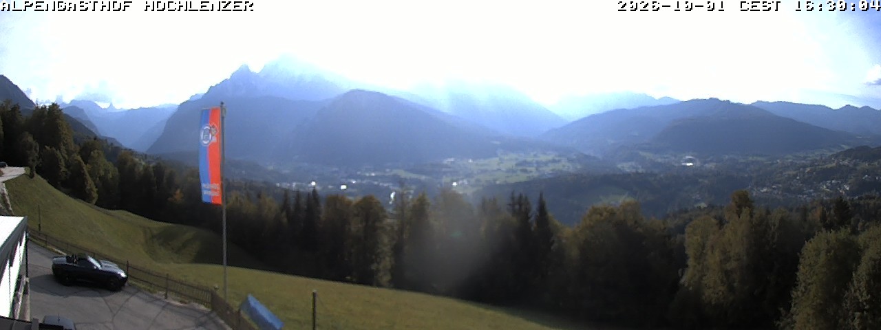 Archiv Foto Webcam Schönau am Königssee: Alpengasthof Hochlenzer