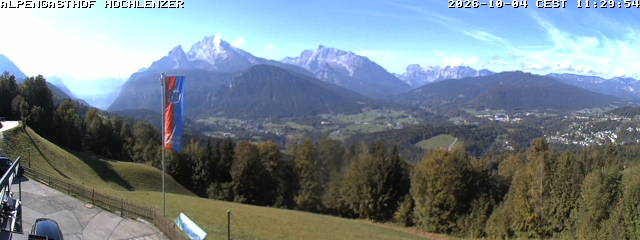 Archiv Foto Webcam Schönau am Königssee: Alpengasthof Hochlenzer