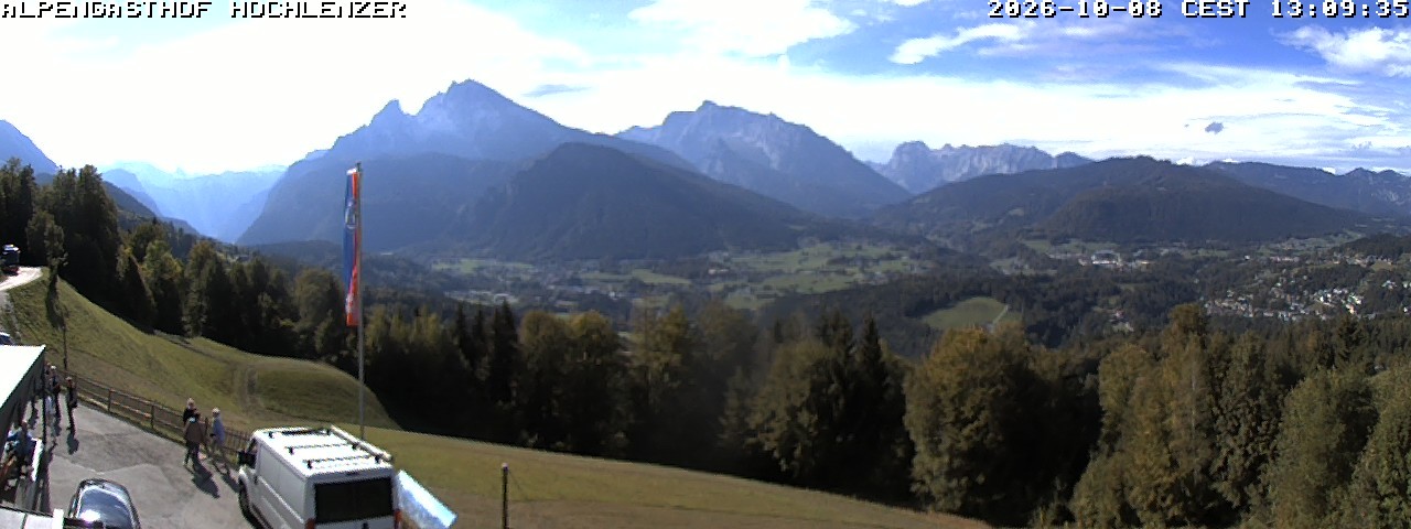 Archiv Foto Webcam Schönau am Königssee: Alpengasthof Hochlenzer