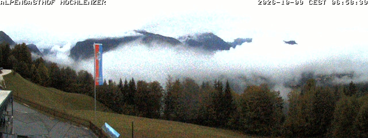 Archiv Foto Webcam Schönau am Königssee: Alpengasthof Hochlenzer