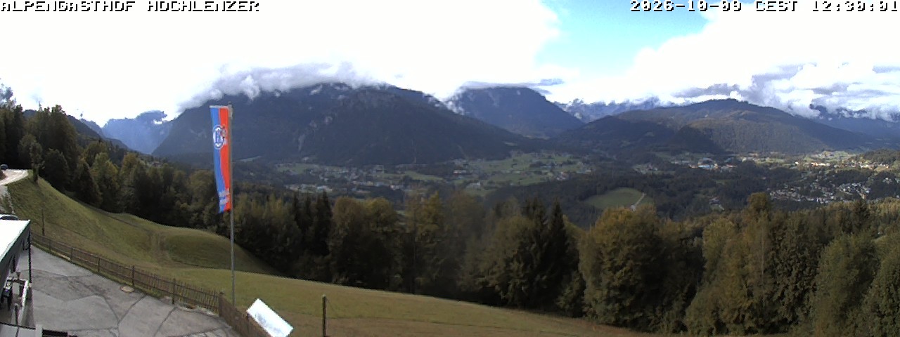 Archiv Foto Webcam Schönau am Königssee: Alpengasthof Hochlenzer