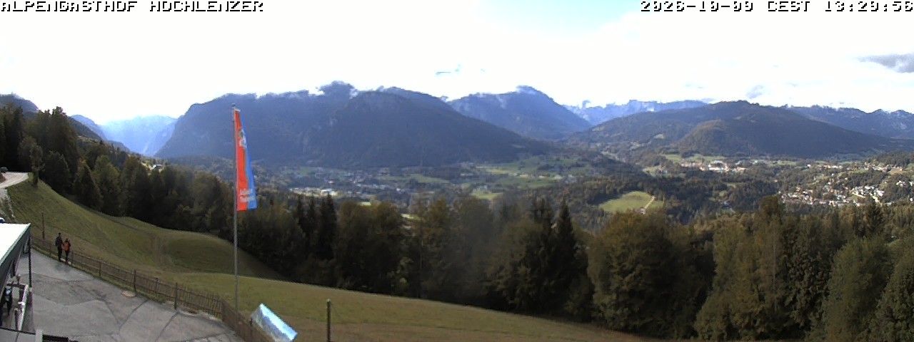Archiv Foto Webcam Schönau am Königssee: Alpengasthof Hochlenzer
