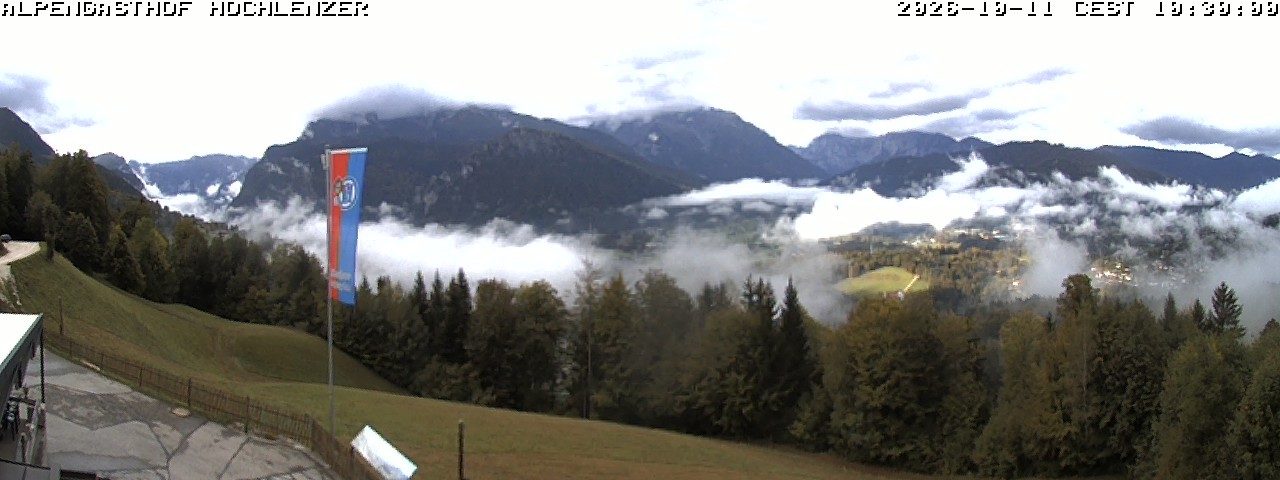 Archived image Webcam Schönau am Königssee - View Mountain Hut Hochlenzer