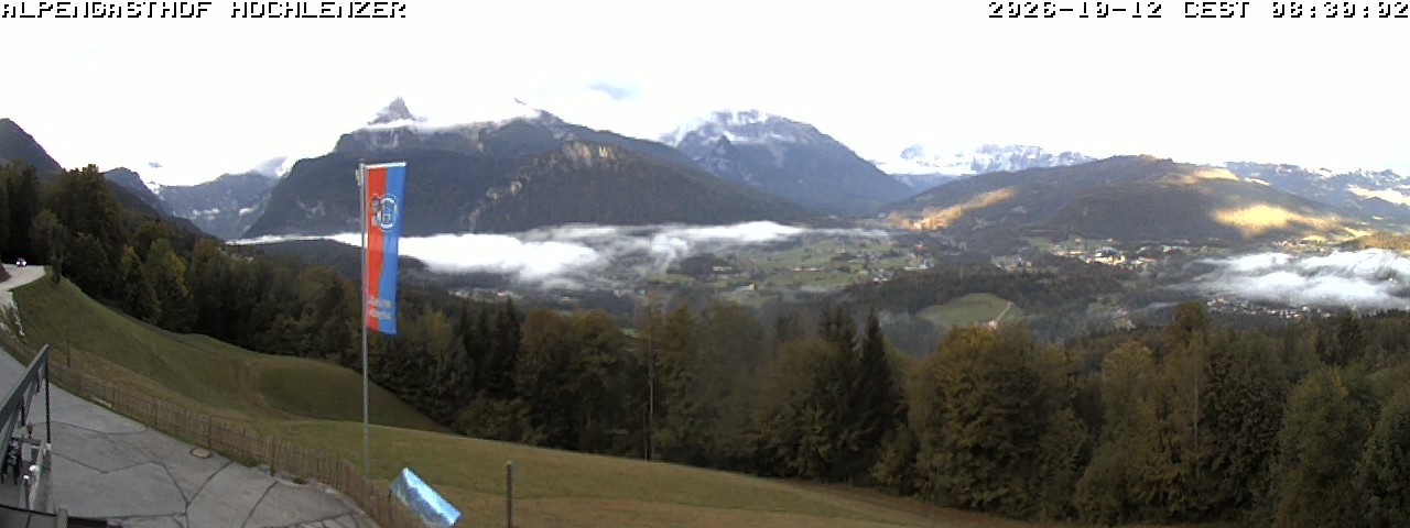 Archiv Foto Webcam Schönau am Königssee: Alpengasthof Hochlenzer