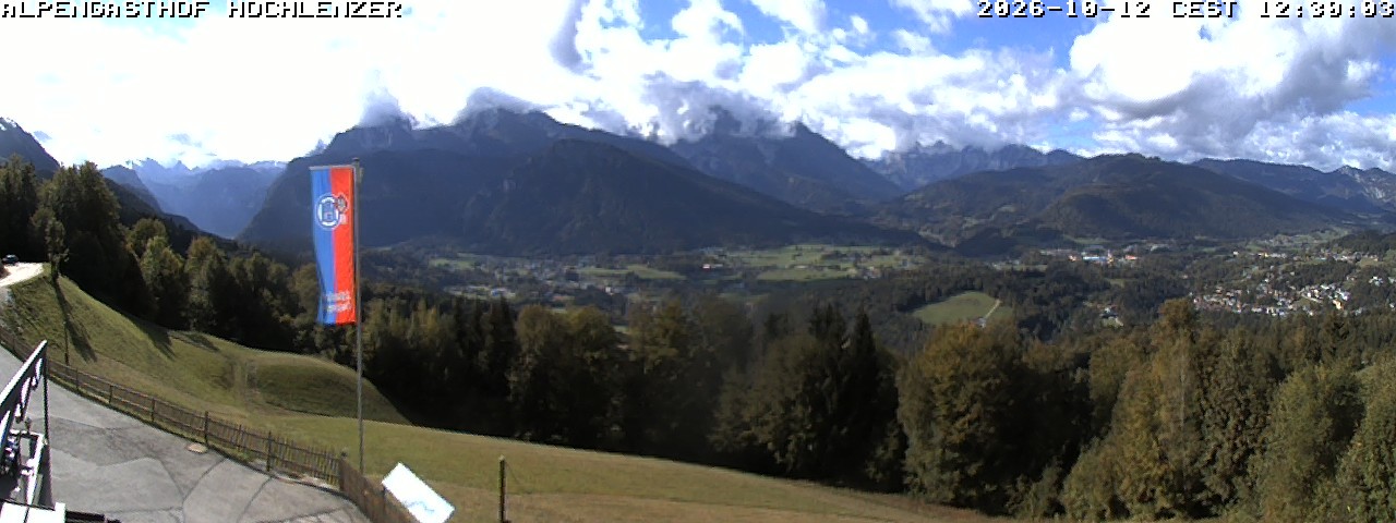 Archiv Foto Webcam Schönau am Königssee: Alpengasthof Hochlenzer