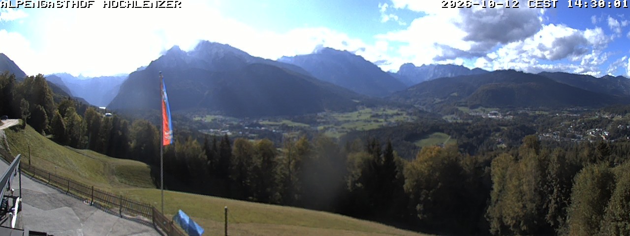 Archiv Foto Webcam Schönau am Königssee: Alpengasthof Hochlenzer