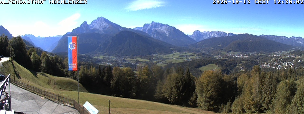 Archiv Foto Webcam Schönau am Königssee: Alpengasthof Hochlenzer