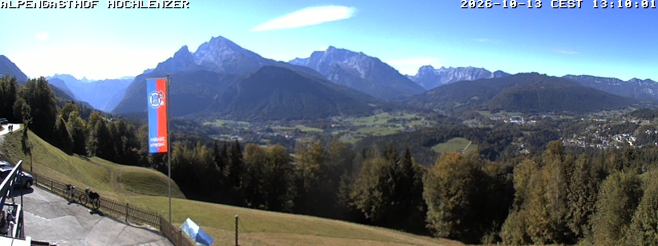 Archiv Foto Webcam Schönau am Königssee: Alpengasthof Hochlenzer