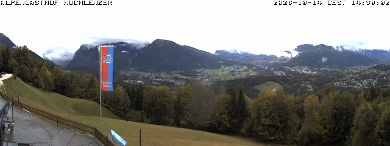 Archived image Webcam Schönau am Königssee - View Mountain Hut Hochlenzer