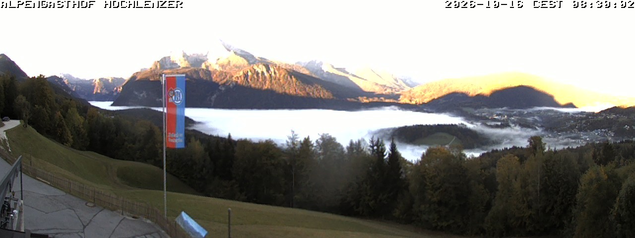 Archived image Webcam Schönau am Königssee - View Mountain Hut Hochlenzer