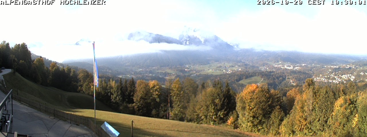 Archiv Foto Webcam Schönau am Königssee: Alpengasthof Hochlenzer