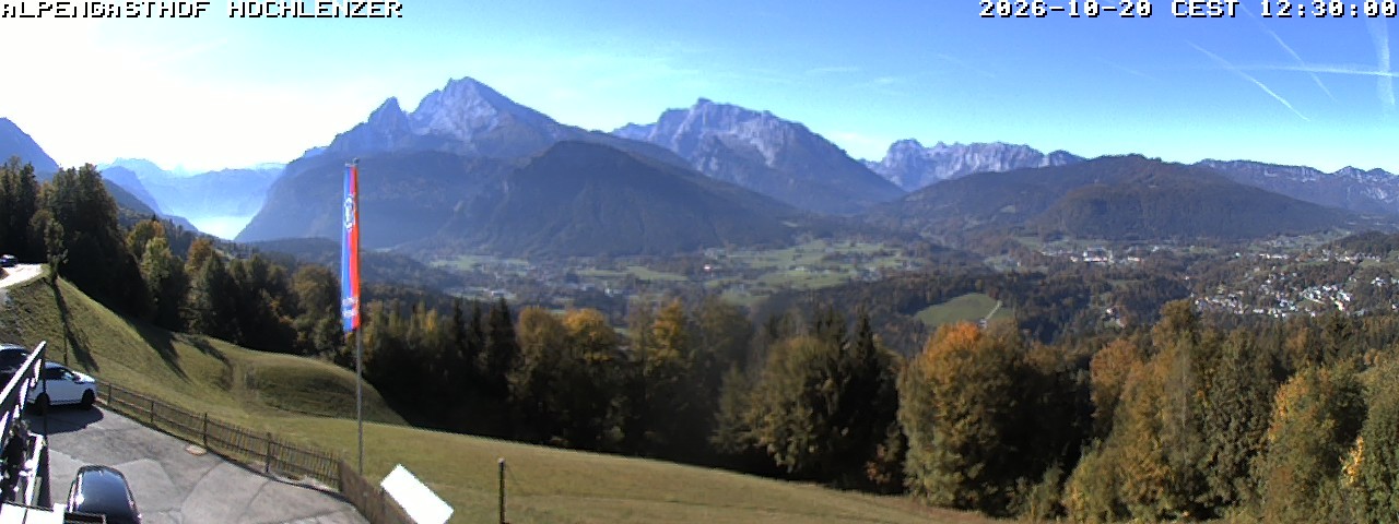 Archiv Foto Webcam Schönau am Königssee: Alpengasthof Hochlenzer