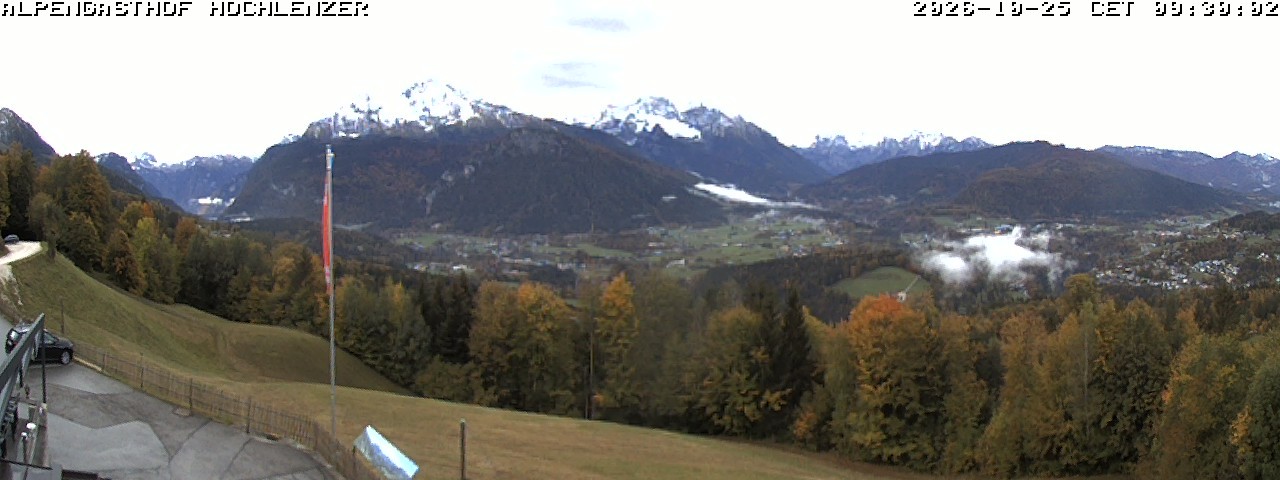 Archiv Foto Webcam Schönau am Königssee: Alpengasthof Hochlenzer
