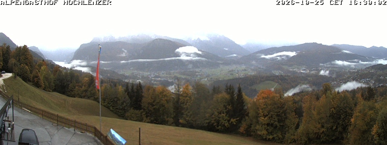 Archiv Foto Webcam Schönau am Königssee: Alpengasthof Hochlenzer