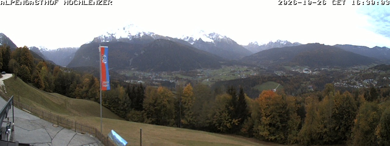 Archiv Foto Webcam Schönau am Königssee: Alpengasthof Hochlenzer