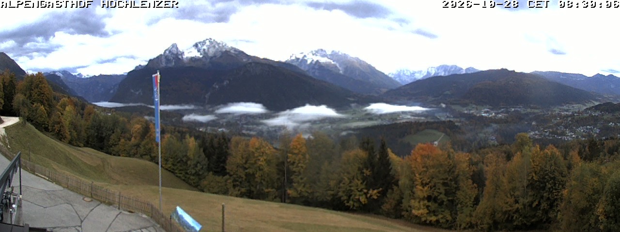 Archiv Foto Webcam Schönau am Königssee: Alpengasthof Hochlenzer
