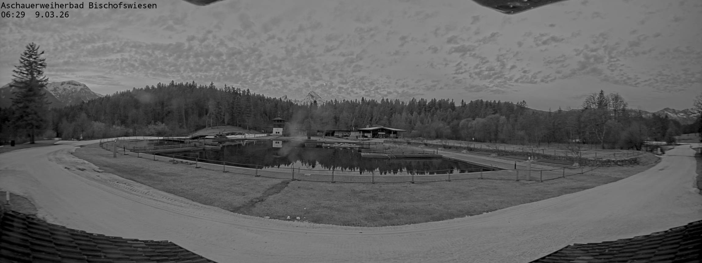 Archiv Foto Webcam Bischofswiesen: Naturbad Aschauerweiher