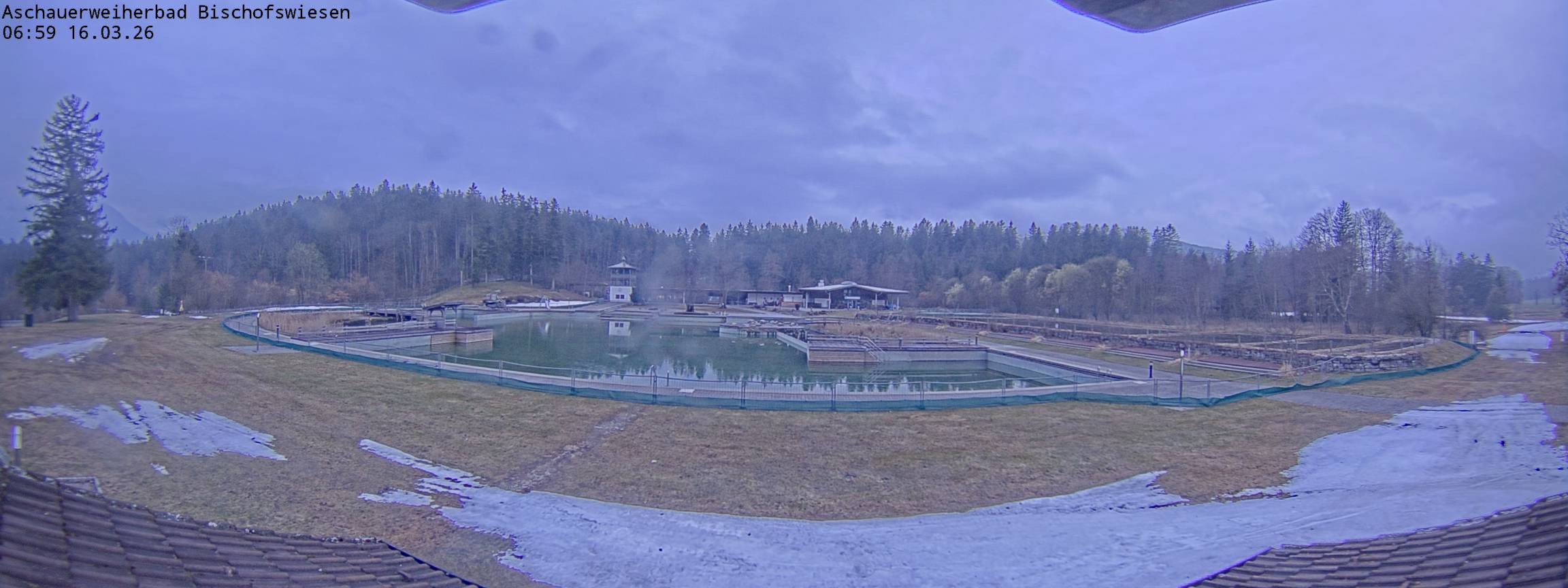 Archiv Foto Webcam Bischofswiesen: Naturbad Aschauerweiher