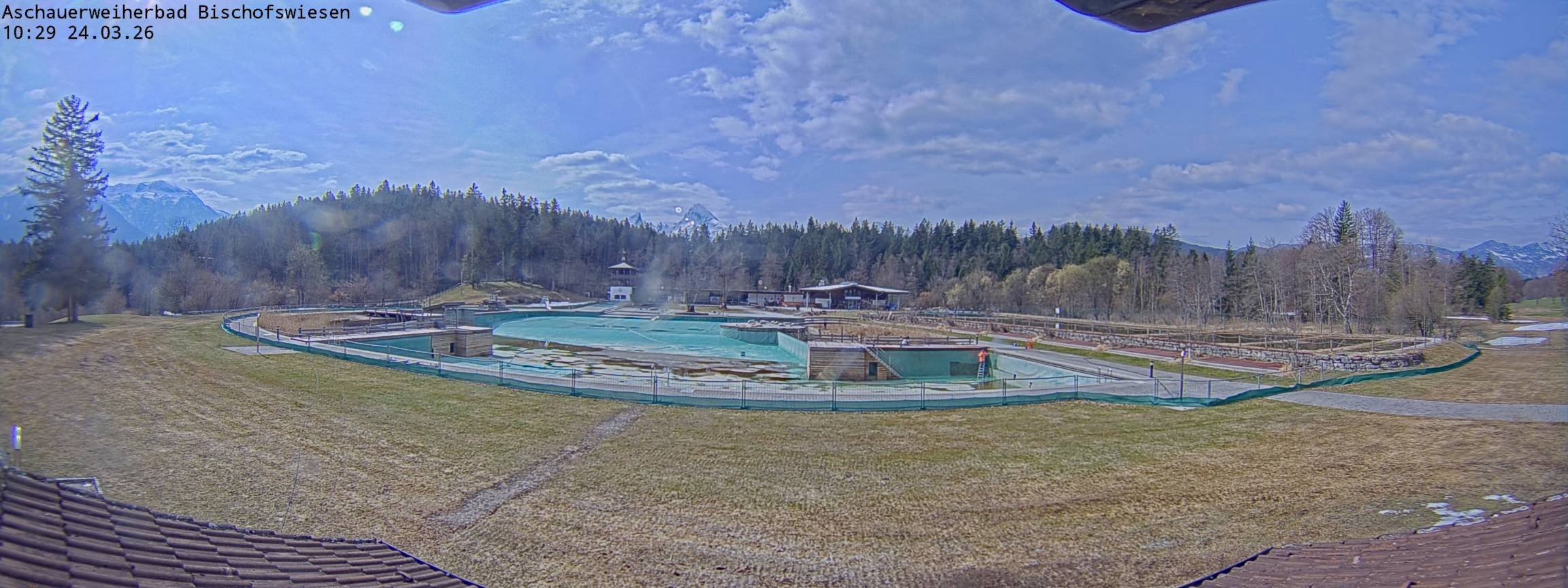 Archiv Foto Webcam Bischofswiesen: Naturbad Aschauerweiher