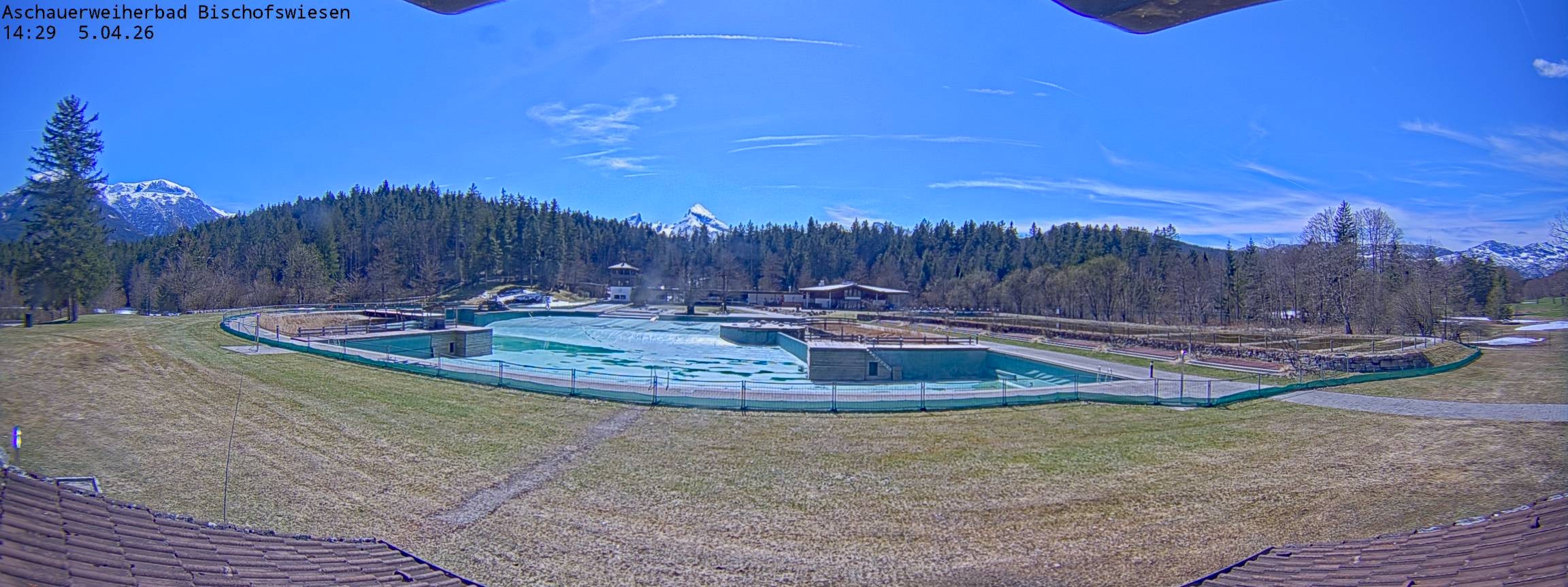 Archiv Foto Webcam Bischofswiesen: Naturbad Aschauerweiher