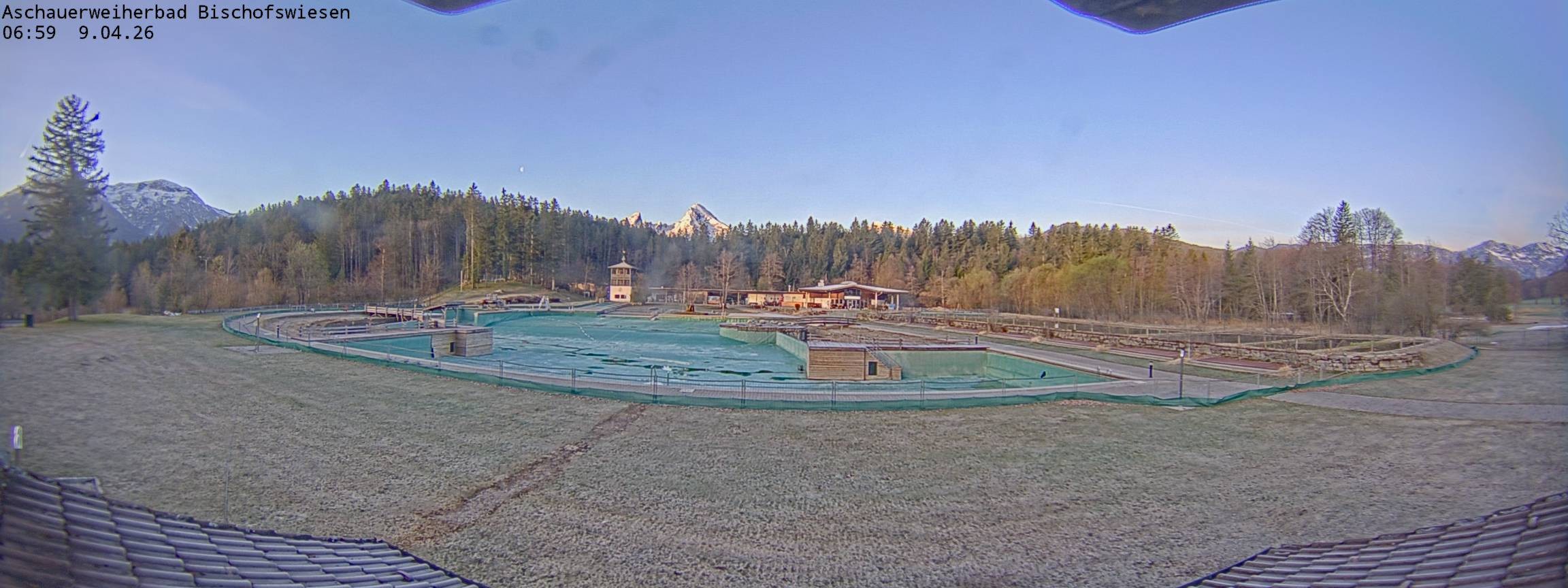 Archiv Foto Webcam Bischofswiesen: Naturbad Aschauerweiher