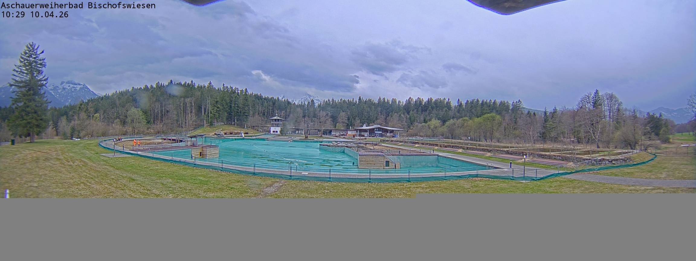 Archiv Foto Webcam Bischofswiesen: Naturbad Aschauerweiher