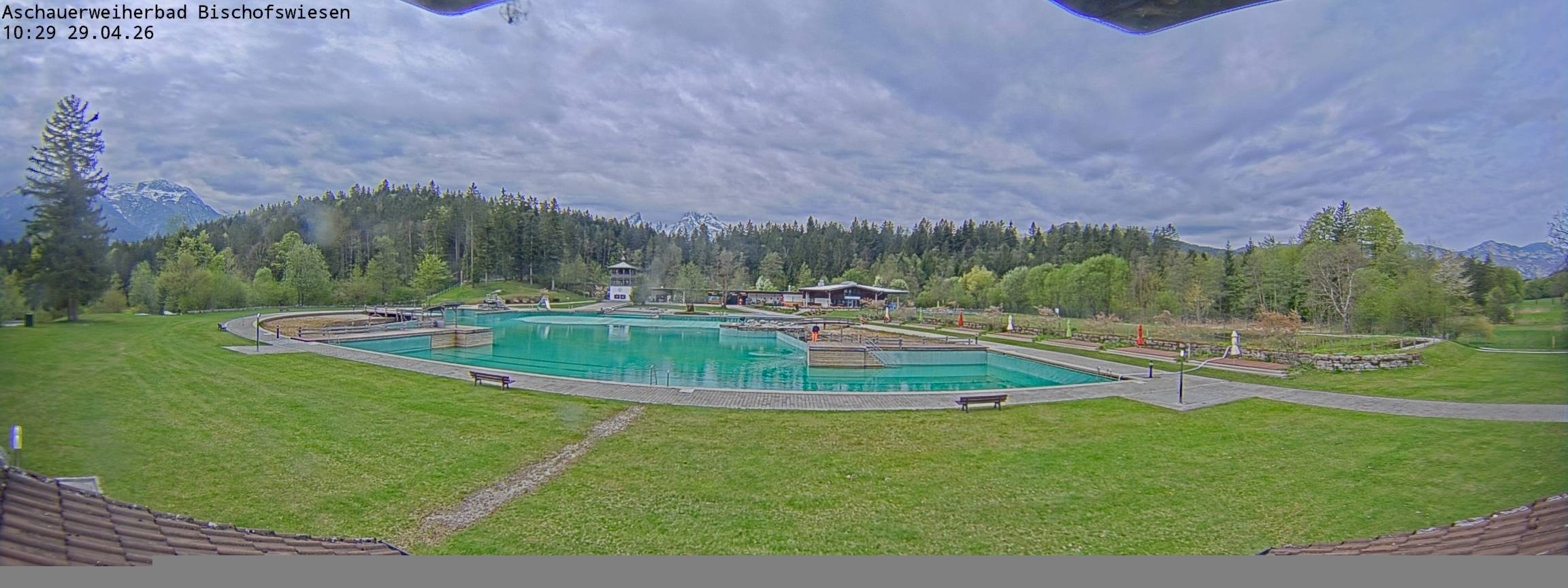 Archiv Foto Webcam Bischofswiesen: Naturbad Aschauerweiher