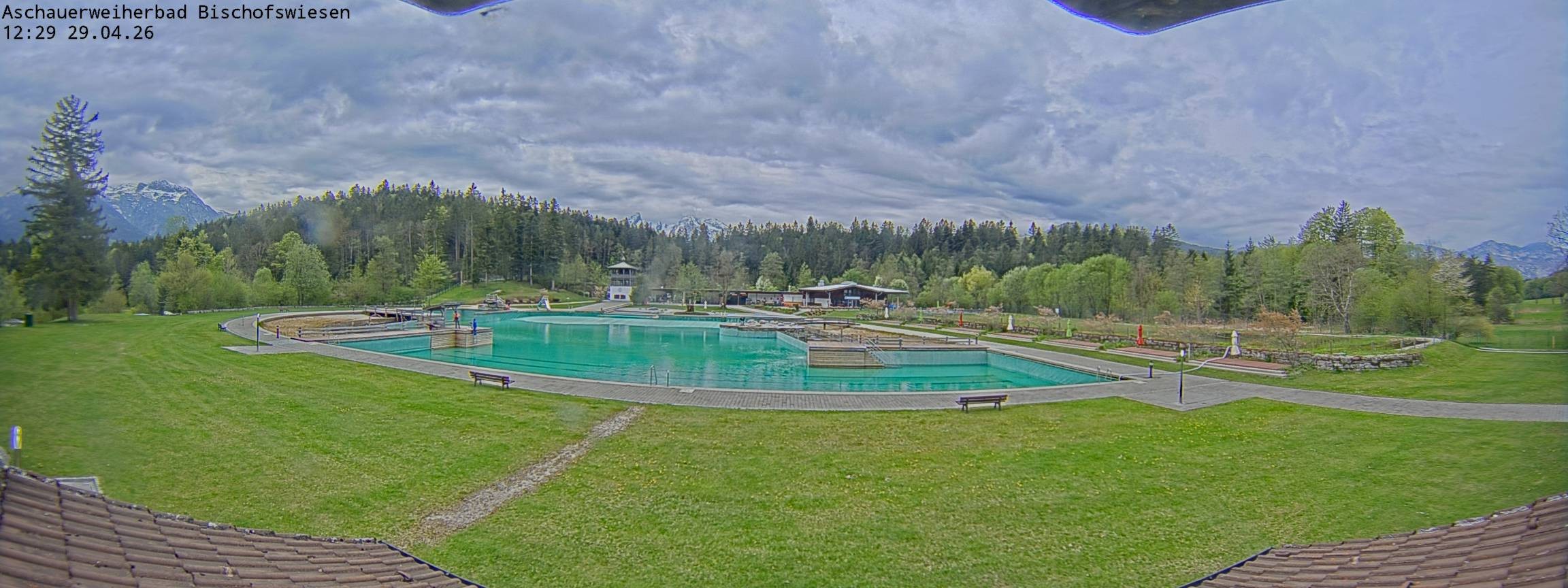 Archiv Foto Webcam Bischofswiesen: Naturbad Aschauerweiher